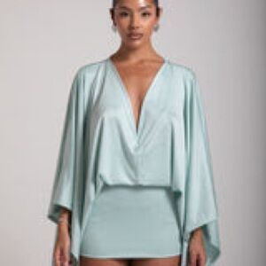 Chic Mint Green Mini Dress